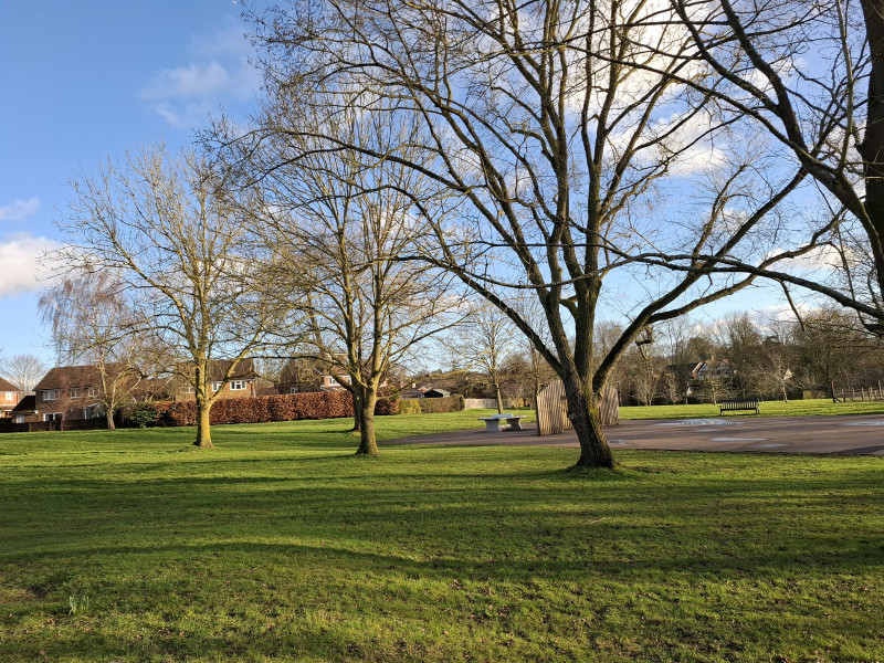 Turkey Farm Recreation Park (car park) out  Datchworth