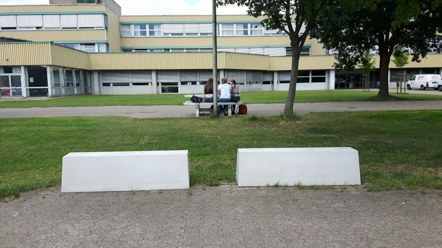 Bench Standard Natural Concrete