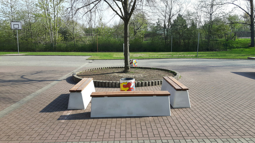 Bench DeLuxe Natural Concrete