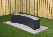 Bench standard oval anthracite