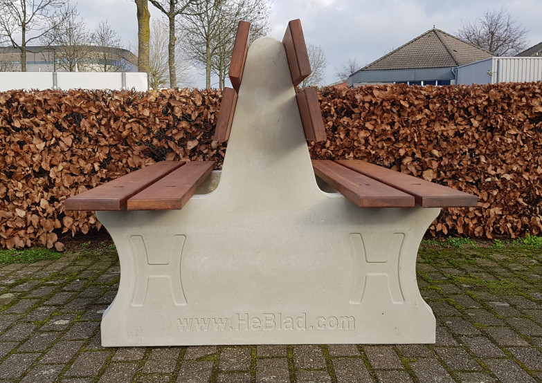 Parkbench Duo Concrete