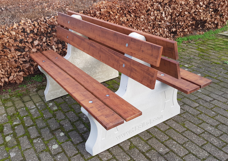Parkbench Duo Concrete