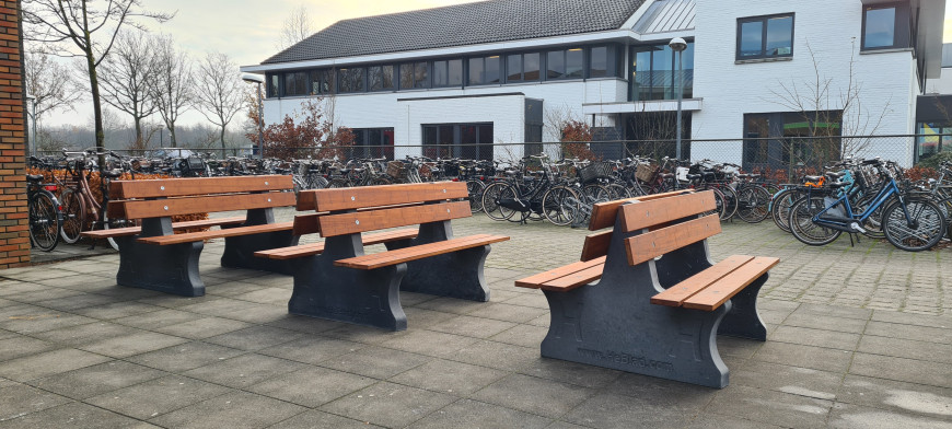 Parkbench Duo Concrete