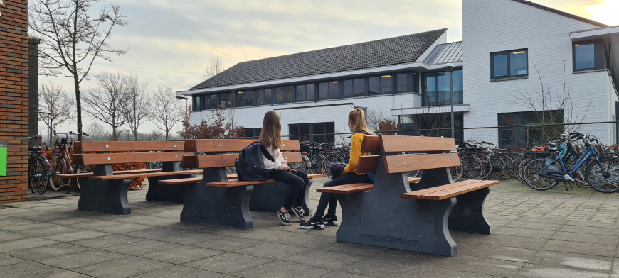 Parkbench Duo Concrete