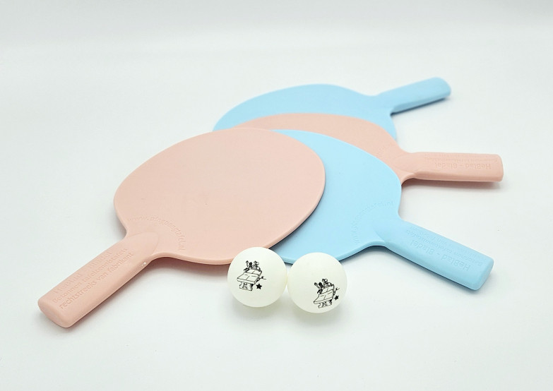 Table tennis bats Pastel, set of 4