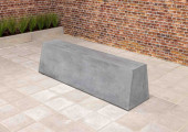 Concrete Bench Standard, Anthracite-Concrete