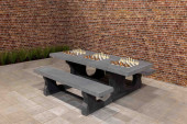Multi Gaming table (1-1-1) Standard Anthracite-concrete