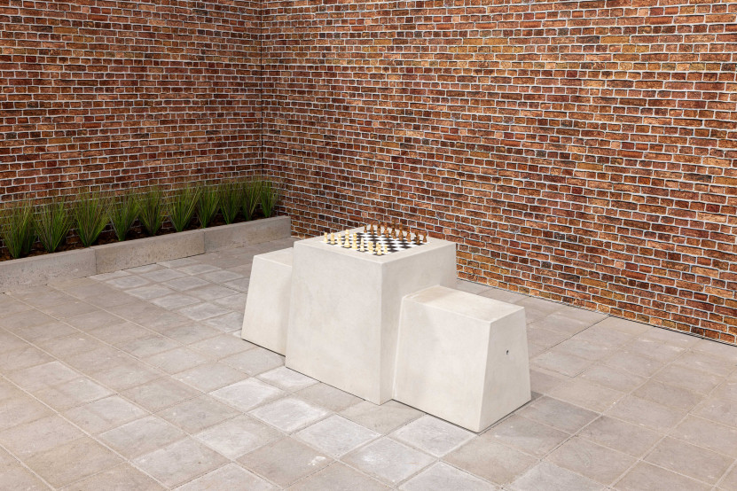 Concrete Game bench