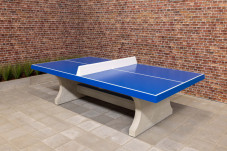 Concrete Ping-pong table blue