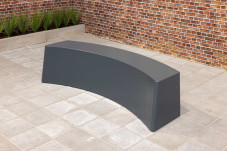 Bench standard oval anthracite
