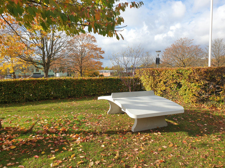 Foot Volleyball Table Natural Concrete