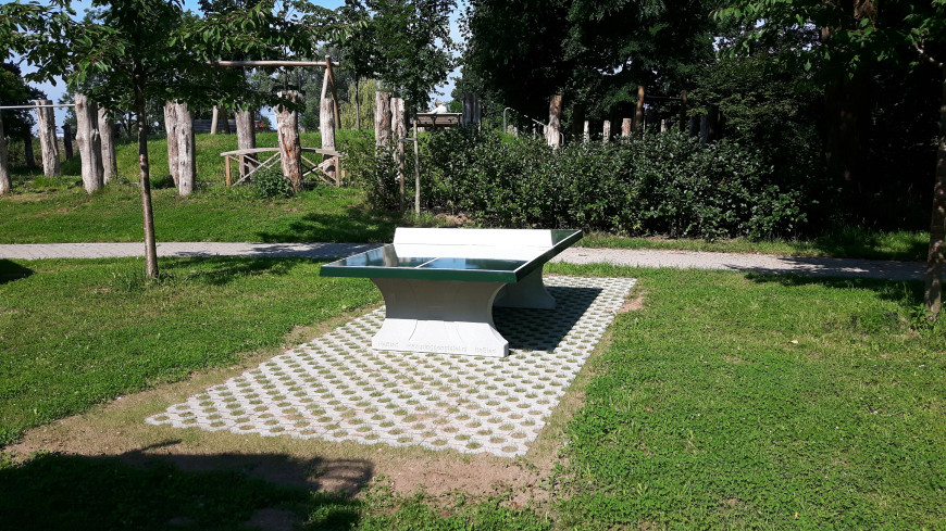 Concrete Table Football Table