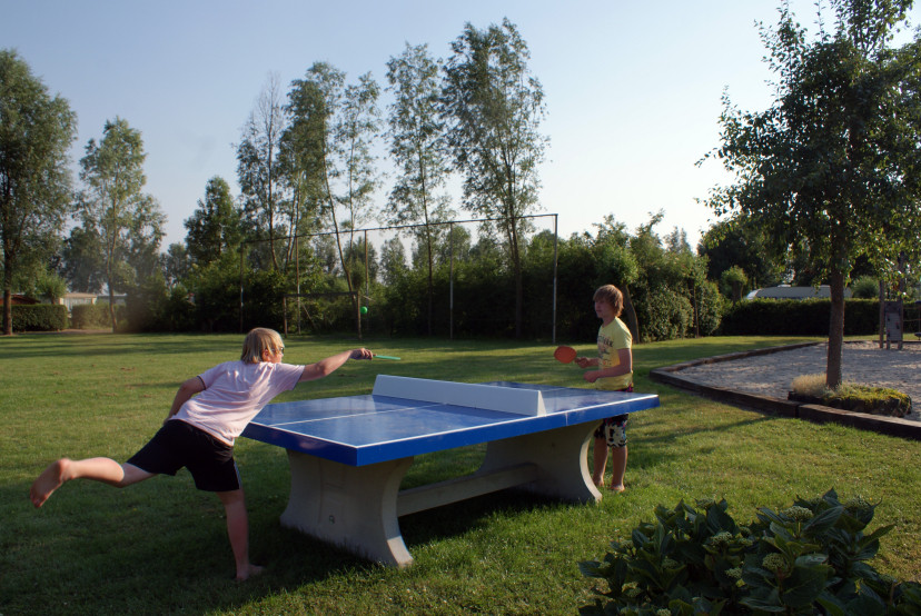 Concrete Ping-pong table blue