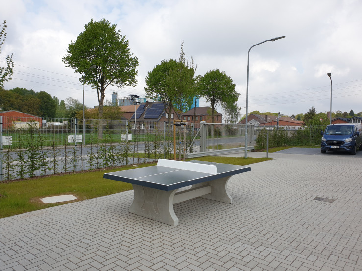 Concrete Ping-pong table anthracite