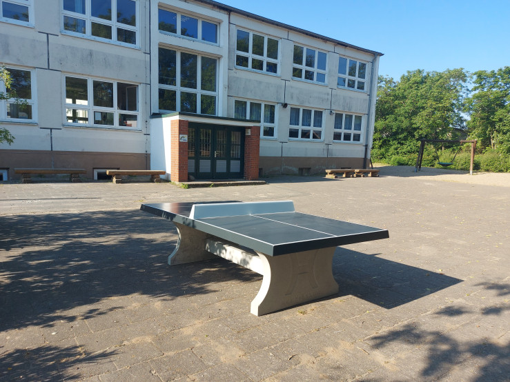 Concrete Ping-pong table anthracite
