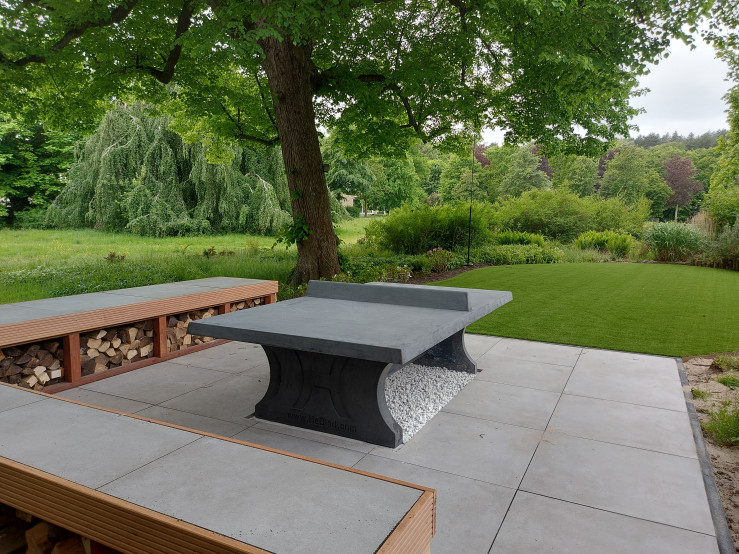 Ping-pong table Anthracite-Concrete