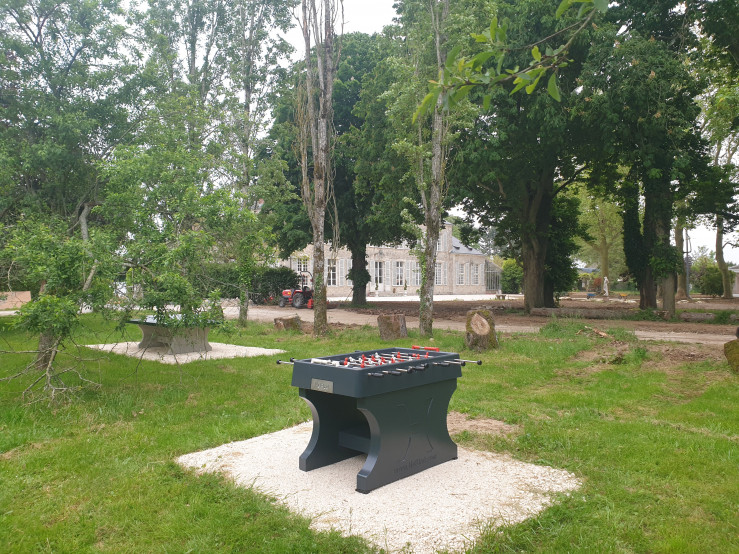 Concrete Table Football Table