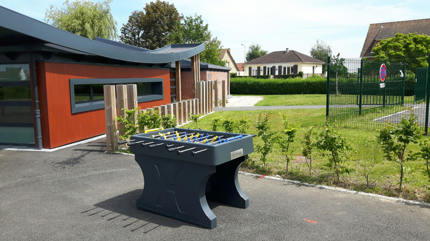 Concrete Table Football Table