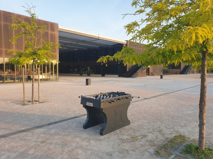 Concrete Table Football Table