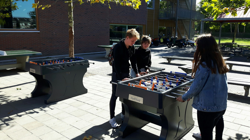Concrete Table Football Table