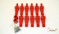 Red football players for table football game