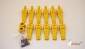 Yellow football players for table football game