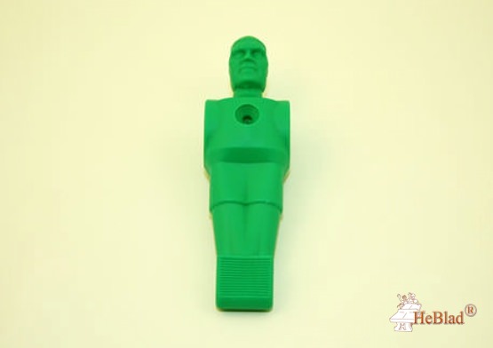 Football figure green plastic