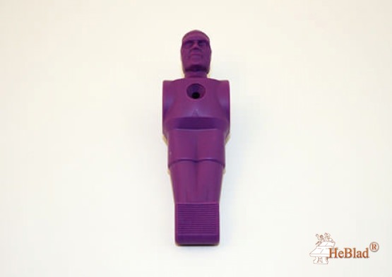 Football figure purple synthetic material