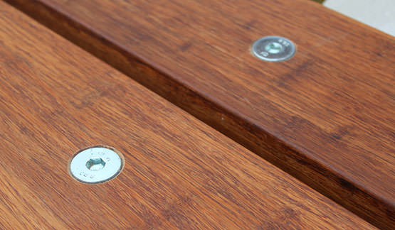 Park Bench with bottom plate Natural Concrete