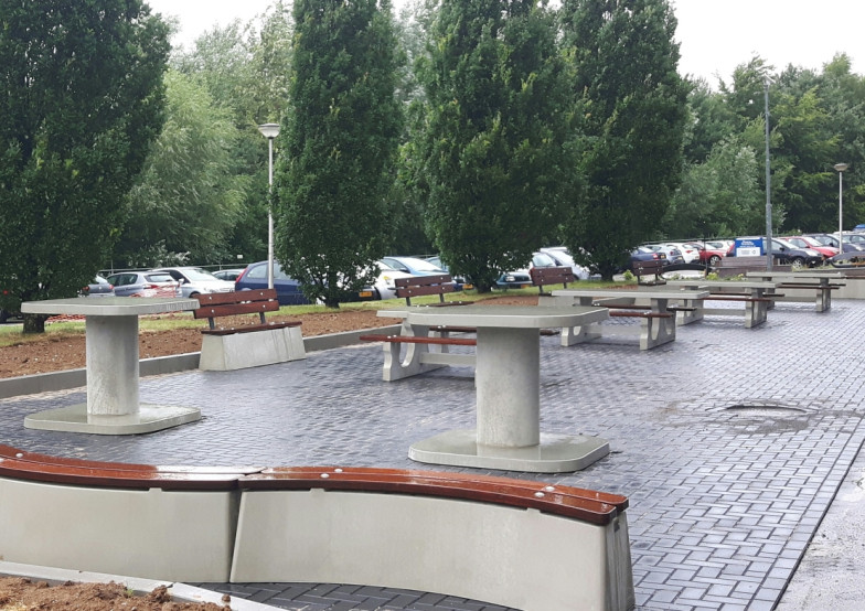 High Table Natural Concrete