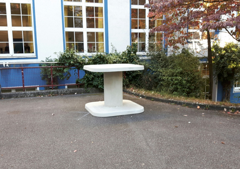 High Table Natural Concrete