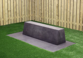 Concrete Bench Standard, Anthracite-Concrete