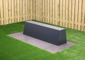Concrete Bench Standard in anthracite design