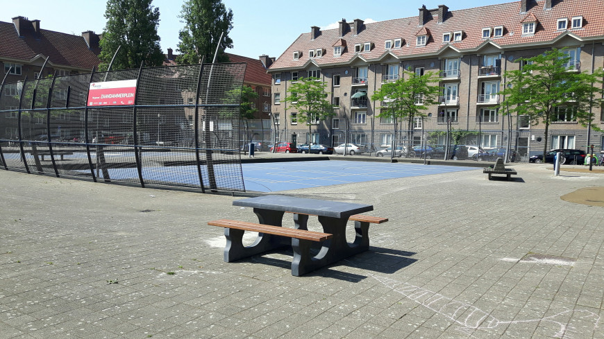 Picnic table DeLuxe Anthracite-Concrete