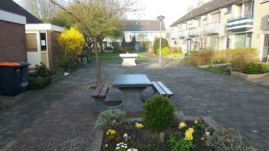 Picnic table DeLuxe Anthracite-Concrete
