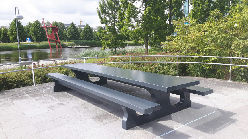 Concrete Picnic table Standard XL Anthracite