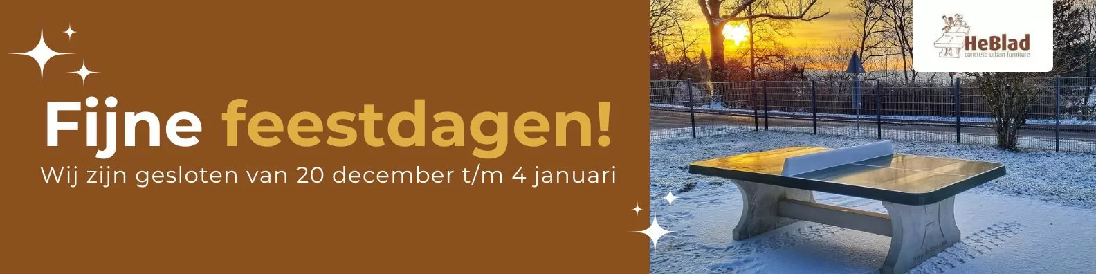 Winter closure 2025-2026